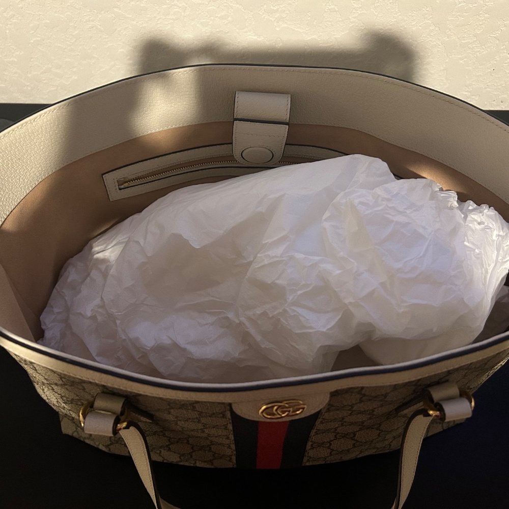 GUCCI OPHIDIA MEDIUM TOTE BAG - Picture 2 of 3